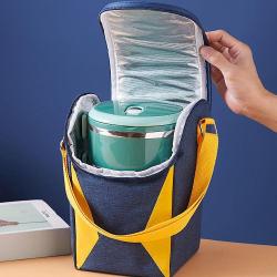 ZR243 Student Office Worker Lunch Box Waterproof Portable Thermal Insulation Thickened Aluminum Foil Lunch Bag