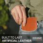 Personalized Custom Unisex Slim Leather Card Holder Wholesale Women And Men ID Window Rfid Blocking Card Holder Wallets