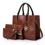 China Supplier Bolsos Set 3 PCS Women's Shoulder Tote Bag Handbag Bags For Women