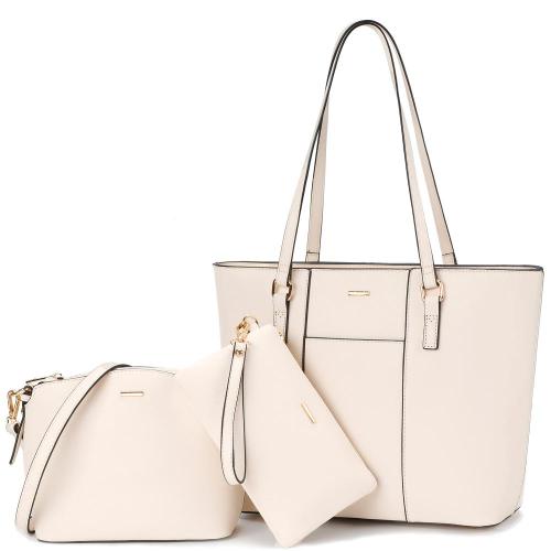 LOVEVOOK Stylish 3 in 1 ladies designer handbag sets luxury bags Tote Purse Shoulder Bag work women's purses and hand bags
