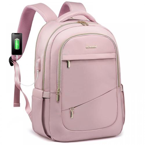 LOVEVOOK wholesale Water Resistant Work Teacher Computer bag large Stylish Daypack USB cable 15.6in laptop backpack for women