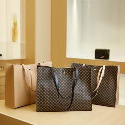 Wholesale Customized Logo Ladies Shoulder Handbag Big Capacity PU Leather Hand Tote Bags For Women