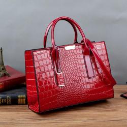 Casual Tote Wholesale Women Handbags Crocodile Grain Handbag Tote Bag Vintage Designer Women Bags