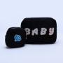 Keymay RTS Multi-color High Quality S M L XL Gold Zipper Girls Plush Teddy Sherpa Makeup Bag Sherpa Pouch Sherpa Cosmetic Bags