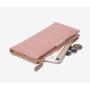 ZR607 Women's Long Wallet Fashion Girl PU Open Wallet Horizontal Square ID Card Holder Handbag Coin Purse Colored Zero Wallet