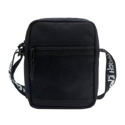 Gelory Wholesale Black Crossbody Messenger Bag Organizer Fanny Pack Small Shoulder Bag For Men Women