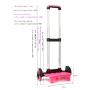 LX070 Home Folding Shopping Cart Travel Trolley Foldable Backpack Trolleys Carts School Bag Luggage Handle Bag Accessories