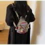 HR669 New Women Backpack Fashion Girl Waterproof Cloth Leisure Classic Bag Female Small Versatile Tassels Travel Crossbody Bag