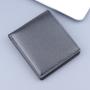 OEW200 Custom Logo New Card Holder Simple Wallet Men Leather Wallets 6 Card Slots Small ID Credit Card Holder