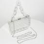 Transparent Evening luxury Shoulder handbags Crossbody clutch acrylic chain bags womens pvc purses clear black