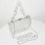 Transparent Evening luxury Shoulder handbags Crossbody clutch acrylic chain bags womens pvc purses clear black