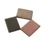 Genuine Leather Minimalist Classic Men Wallet Embossed RFID Bifold Leather Wallet For Men
