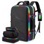 LOVEVOOK 2022 Carry on Backpack Waterproof 40L Anti-Theft travel bags large 17inch men women laptop travel backpacks with USB