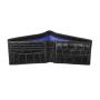 Custom Logo Crocodile Genuine Leather Slim Credit Card Holder RFID Men Bifold Wallet