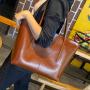 Wholesale big totes handbag genuine leather sling shoulder bags for women's handbags ladies luxury shoulder leather tote bags