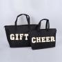 Keymay Stock Medium/Large Capacity Waterproof Women Shopping Gift Bag weekender Gym Travel Bag Nylon Blank Tote Bag