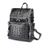 Sac A Dos Custom Logo Luxury Casual Durable Designer Men Genuine Crocodile Skin Leather Laptop Travel Backpack Back Bag For Men