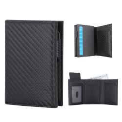Custom Pop Up Credit Card Holder With Money Pocket Minimalist Business Card Wallet Rfid Blocking Men Aluminum Metal Card Case