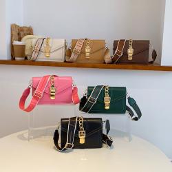 Fashion Wide Strap New Woman The Single Shoulder Bag Designer Lady Handbags Women Luxury Bags Luxury Brand PU Leather Bag