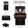 LOVEVOOK New Design Foldable Garment Duffle Bags for Travel with Shoe Pouch Convertible Carryon Hanging Suit Business Travel Bag
