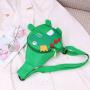 Korean Fashion Anti-Lost Backpack for Kids Cute Cartoon Small Dinosaur Schoolbag Single Strap Portable Chain Decoration Students