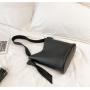 Wholesale pu solid color women bucket bag ladies shoulder crossbody handbags leather hand bags
