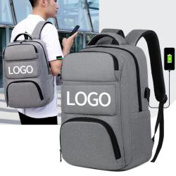 Customized Durable Oxford Business Office Stylish College Rucksack USB Charge Mochila Laptop Backpacks for Mens