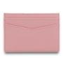 Custom cute PU card holder pink saffiano leather rfid blocking slim women credit card wallet