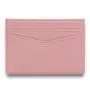 Custom cute PU card holder pink saffiano leather rfid blocking slim women credit card wallet