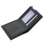 OEM026 Men Wallets Fashion Short Design Card Holder Men Leather Purse Solid Coin Pocket Wallet Bank ID Credit Card Case