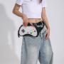 2023 Fashion Gamepad Shape Women Waist Bags Small Crossbody Chest Bags Custom Waterproof Nylon Fanny Pack
