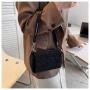 HR526 Popular Bright Diamond Small Pillow Type Bag Luxury Ladies New Dinner Party Clutch Bag Women's Trendy Chain Crossbody Bag