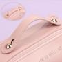 high quality luxury double layer casual travel waterproof toiletry cosmetic bags make up case for ladies zip pouch