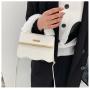 Fur Fashion Ladies Hand Bag Woman Luxury Handbags Single Shoulder Women Bags Alligator Square PU Lady Bags Bolsos Lash Package