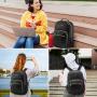 LOVEVOOK PU Business Work Backpack Waterproof Bookbag with Laptop Compartment CarryOn Backpack Travel Hiking Backpacks Unisex