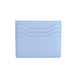 Slim men's credit card holder luxury genuine leather wallet with leather lining
