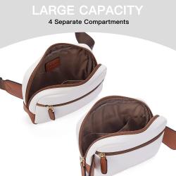 Custom Luxury Designer PU Leather Durable Mini Sports Bum Fanny Pack Waist Belt Bag With Adjustable Strap