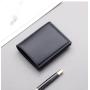 OEW029 Bifold Thin Certificates Wallet Driving License Protective Cover Leather Card Hold Slim Minimalist Money Clip Wallet