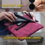 3 Digit Combination Lock 11x8 inches Weatherproof Pouch Lock Bag Travel Accessories Storage Case