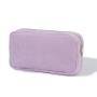 Custom Design Fashion Corduroy Striped Cosmetic Bag Zipper Pouch Multicolor Ladies Corduroy Makeup Bag Travel