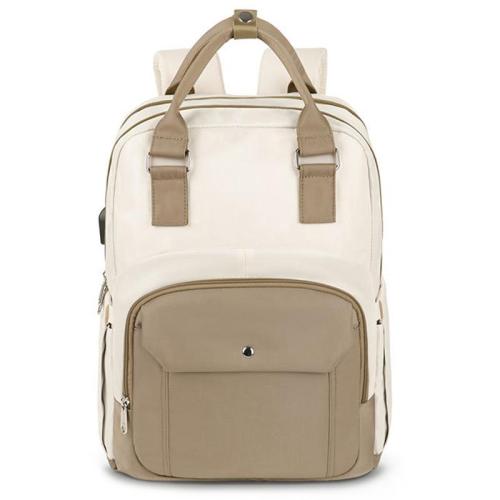 New Arrival Women's Backpack Multi-Functional Waterproof Oxford Softback Computer Bag with USB and Anti-Theft