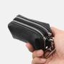 Factory wholesale genuine leather purse mini women wallet zipper coin purse wallet