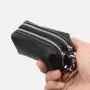 Factory wholesale genuine leather purse mini women wallet zipper coin purse wallet