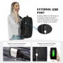 Business Men's Carry On Oxford Backpack large Laptop Back Bags Luggage Suitcase with 6 Packing Cubes Travel Backpack Unisex