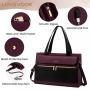 2023 LOVEVOOK Brand Design 2pcs fashion Leather shoulder bag Women tote bag ladies handbag and purses laptop briefcase with USB