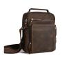 Alligator Pattern Leather Messenger Bag for Men Retro Man Purse Crossbody Satchel Shoulder Bags for Work Business