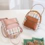 KBW522 Double Zipper Backpack Ladies Backpack Wholesale Girls Schoolbag PU Fashion Style Mini Double Shoulder Bag