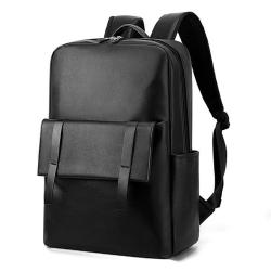 ZWY222 New Men Simple Waterproof PU Shoulder Bag Hot Sale Multi-pocket Laptop Backpack Wholesale Business Travel Student Bag
