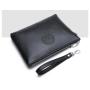 ZR362 New Business Leisure Men's HandBag Retro Style Soft PU Leather Mobile Case Wallet Litchi Pattern Phone Handbag