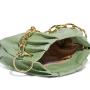 Luxury Design Handbags Purses Customized Shoulder Bag With Metal Chain Pleated Leather Clutch Bag For Women